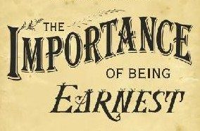 The Importance of Being Earnest Joe Webb's Automotive Digest blog - The Importance of Being Earnest