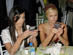 Paris Hilton and Kim Kardashian