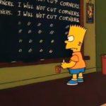 cuts corners