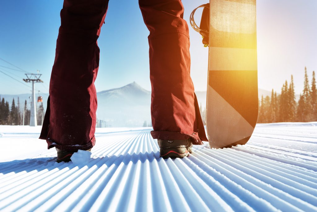 snowboarding