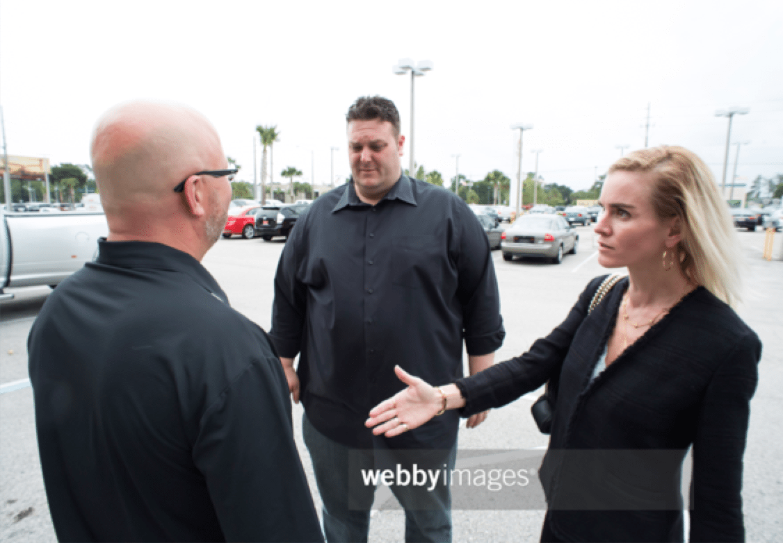 car buying stock photo no handshake